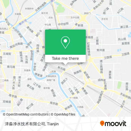 津淼净水技术有限公司 map