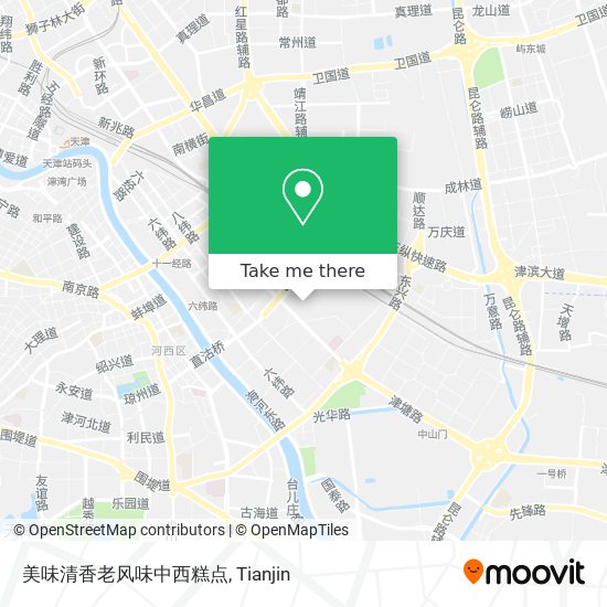 美味清香老风味中西糕点 map