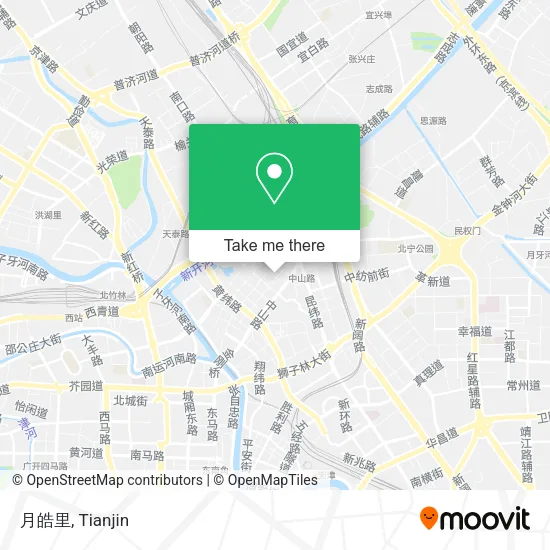 月皓里 map