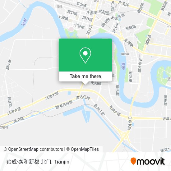 贻成·泰和新都-北门 map
