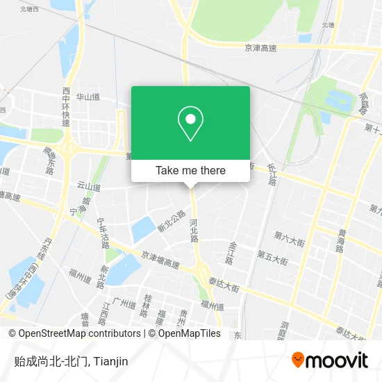 贻成尚北-北门 map