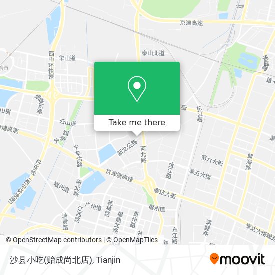 沙县小吃(贻成尚北店) map