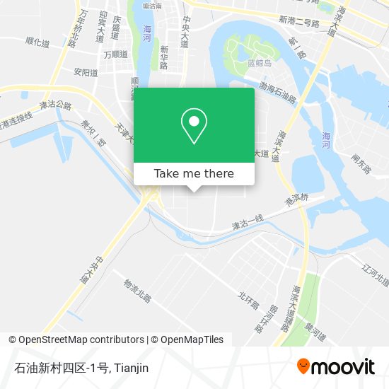 石油新村四区-1号 map