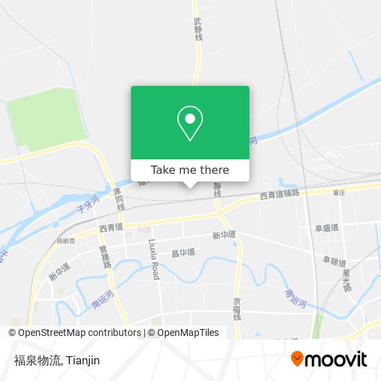 福泉物流 map
