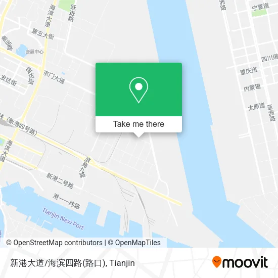 新港大道/海滨四路(路口) map
