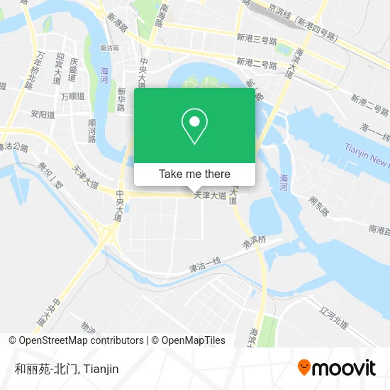 和丽苑-北门 map