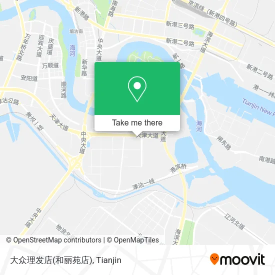 大众理发店(和丽苑店) map