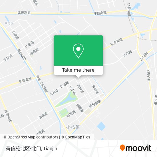 荷信苑北区-北门 map