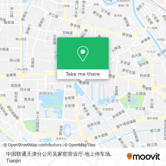 中国联通天津分公司吴家窑营业厅-地上停车场 map