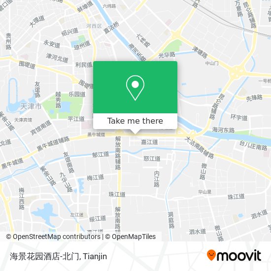 海景花园酒店-北门 map