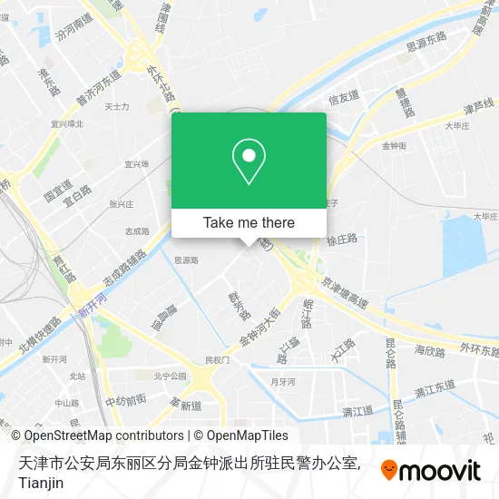 天津市公安局东丽区分局金钟派出所驻民警办公室 map