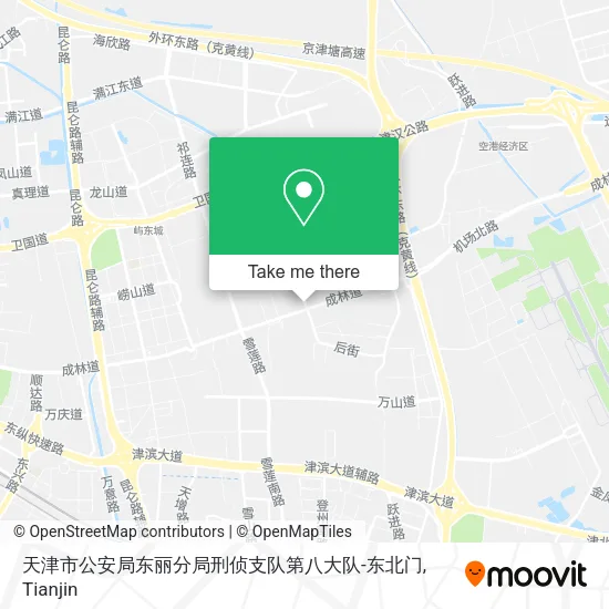 天津市公安局东丽分局刑侦支队第八大队-东北门 map