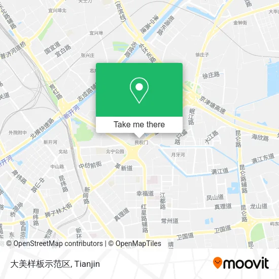 大美样板示范区 map