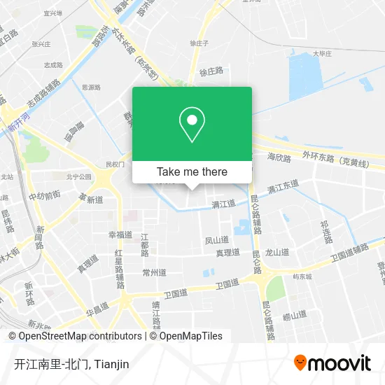 开江南里-北门 map