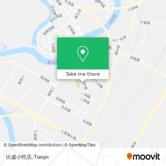 比盛小吃店 map