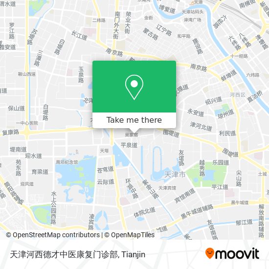 天津河西德才中医康复门诊部 map