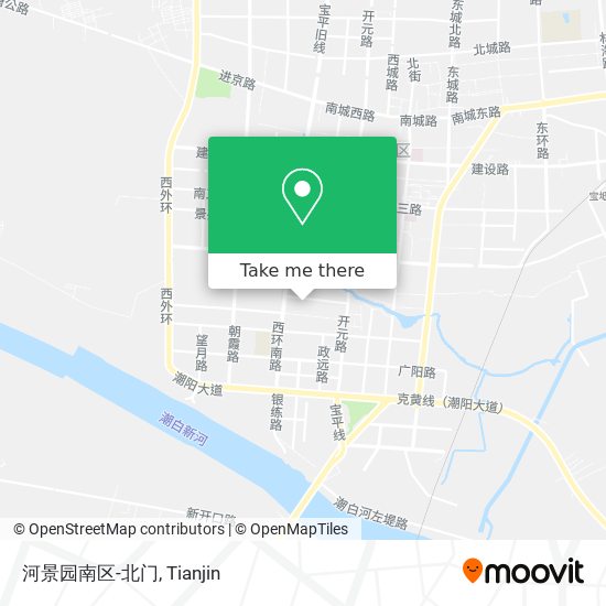 河景园南区-北门 map