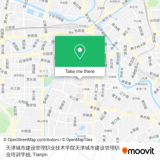 天津城市建设管理职业技术学院天津城市建设管理职业培训学校 map