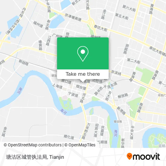 塘沽区城管执法局 map