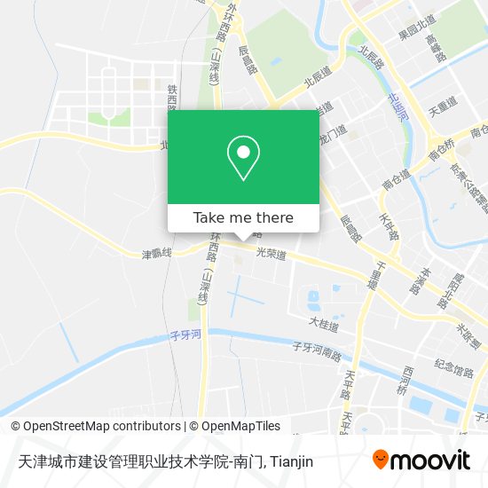 天津城市建设管理职业技术学院-南门 map