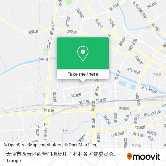 天津市西青区西营门街杨庄子村村务监督委员会 map