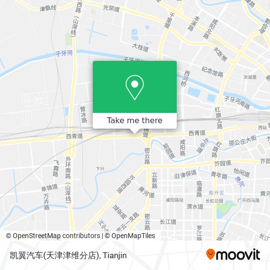 凯翼汽车(天津津维分店) map
