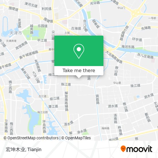 宏坤木业 map