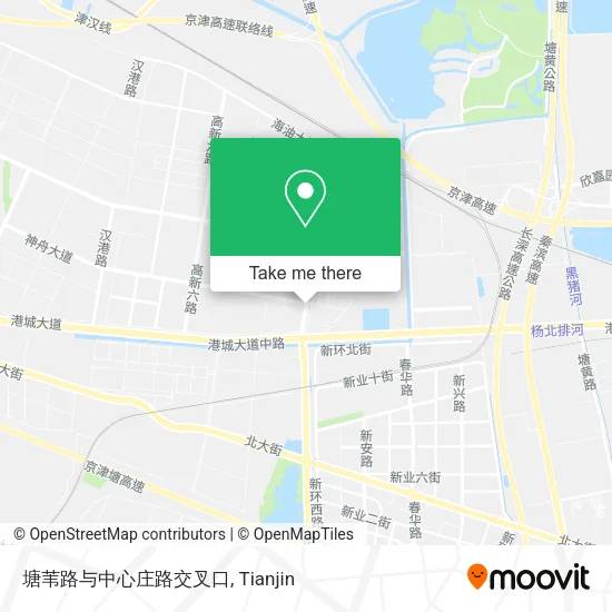 塘苇路与中心庄路交叉口 map