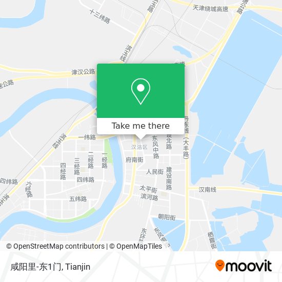 咸阳里-东1门 map