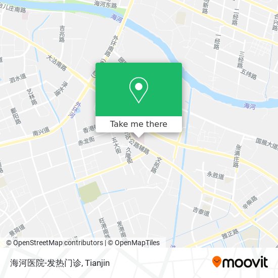 海河医院-发热门诊 map