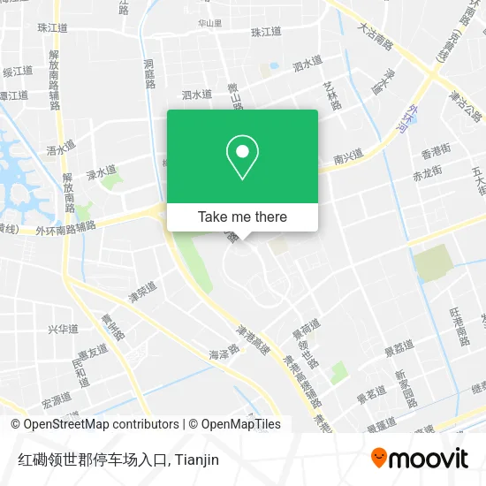 红磡领世郡停车场入口 map