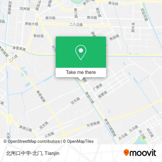 北闸口中学-北门 map