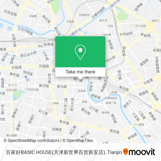 百家好BASIC HOUSE(天津新世界百货新安店) map