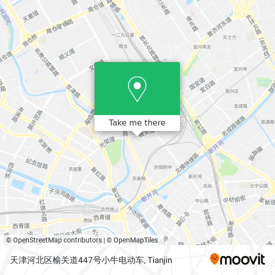 天津河北区榆关道447号小牛电动车 map