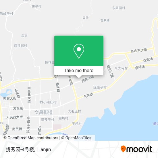 揽秀园-4号楼 map