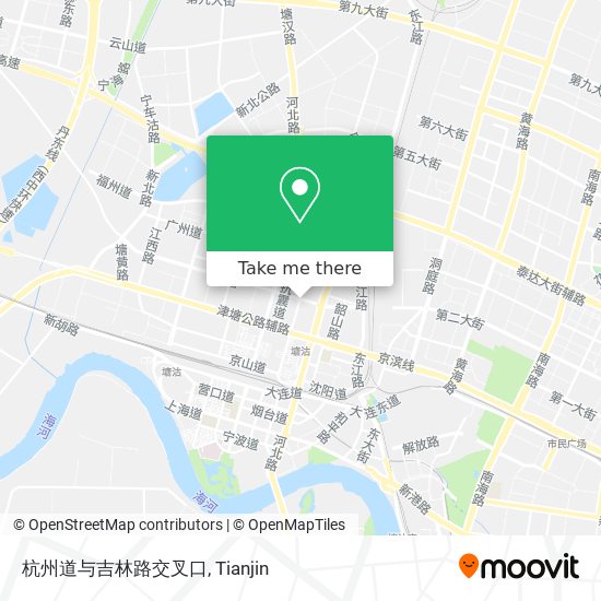 杭州道与吉林路交叉口 map