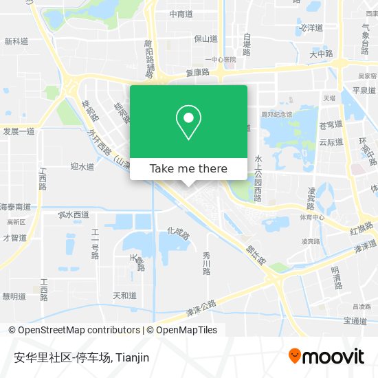 安华里社区-停车场 map