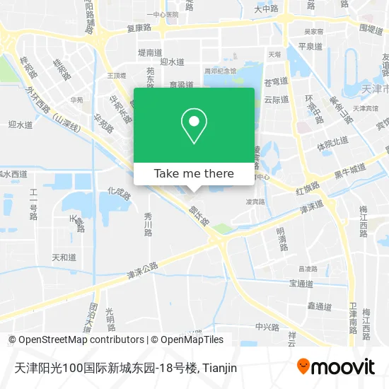 天津阳光100国际新城东园-18号楼 map