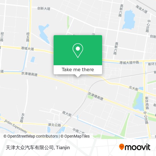 天津大众汽车有限公司 map