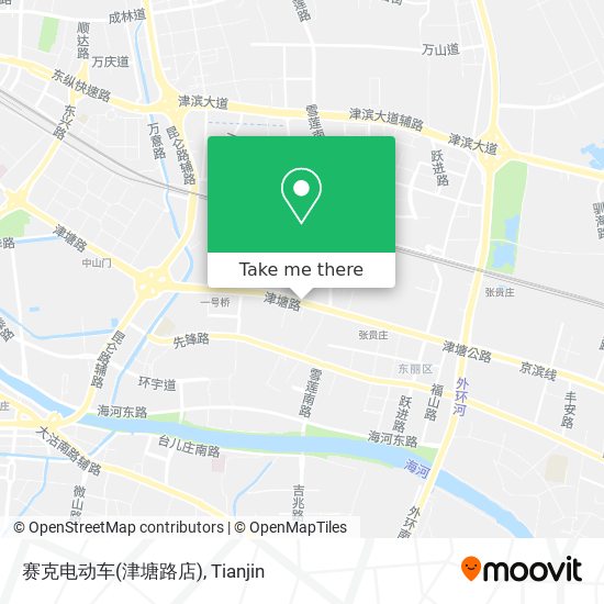 赛克电动车(津塘路店) map