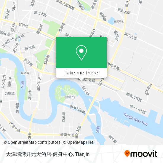 天津瑞湾开元大酒店-健身中心 map