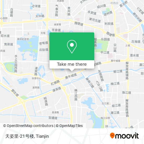 天姿里-21号楼 map