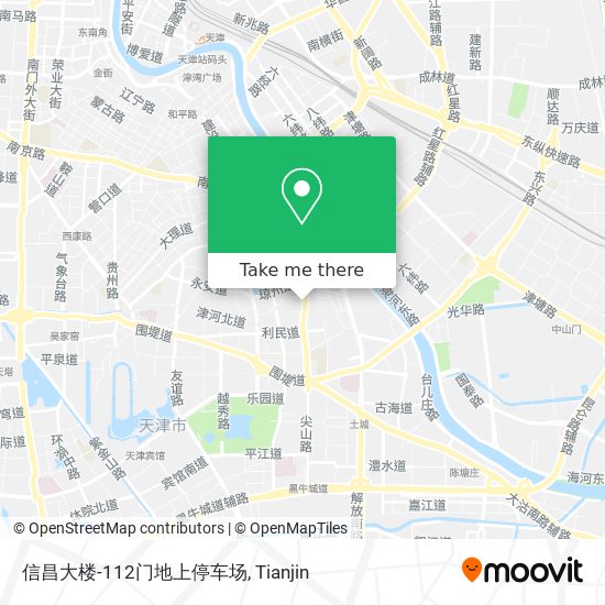 信昌大楼-112门地上停车场 map