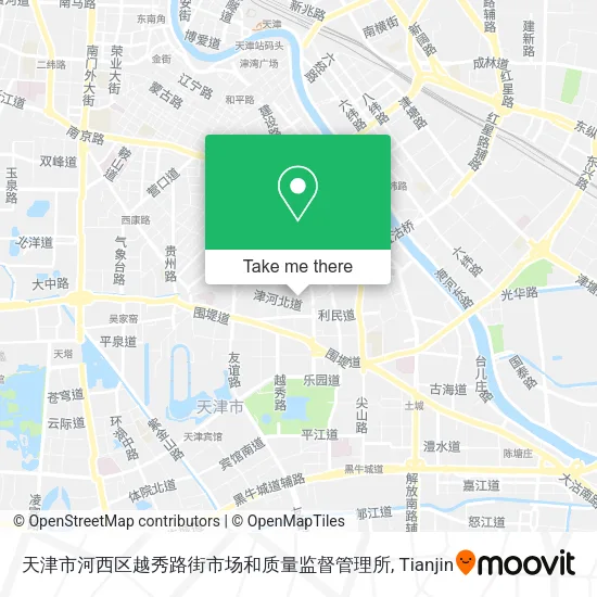 天津市河西区越秀路街市场和质量监督管理所 map