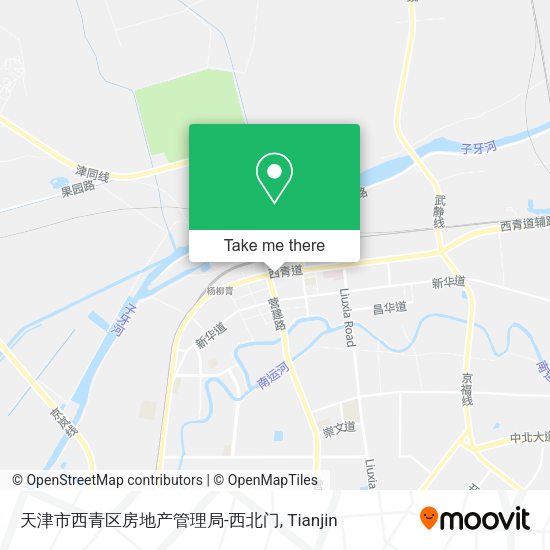 天津市西青区房地产管理局-西北门 map