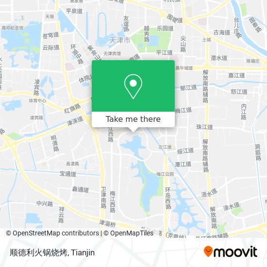 顺德利火锅烧烤 map