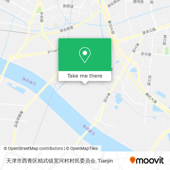 天津市西青区精武镇宽河村村民委员会 map