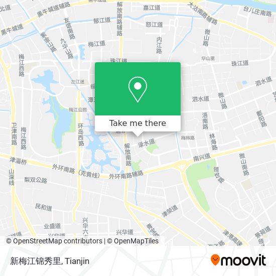 新梅江锦秀里 map