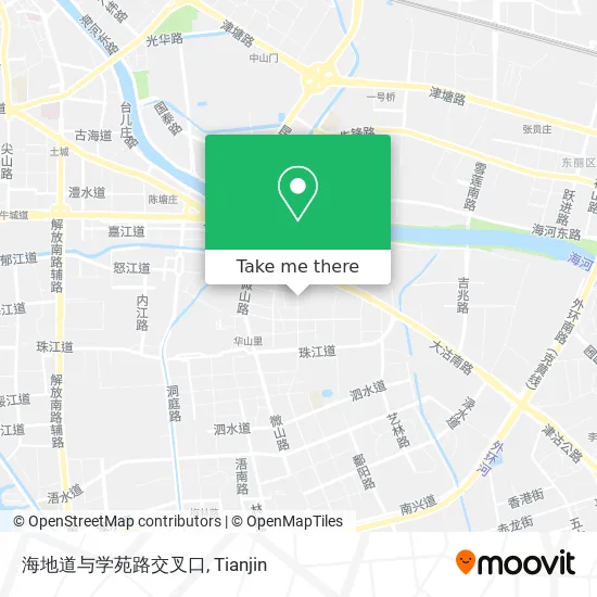 海地道与学苑路交叉口 map