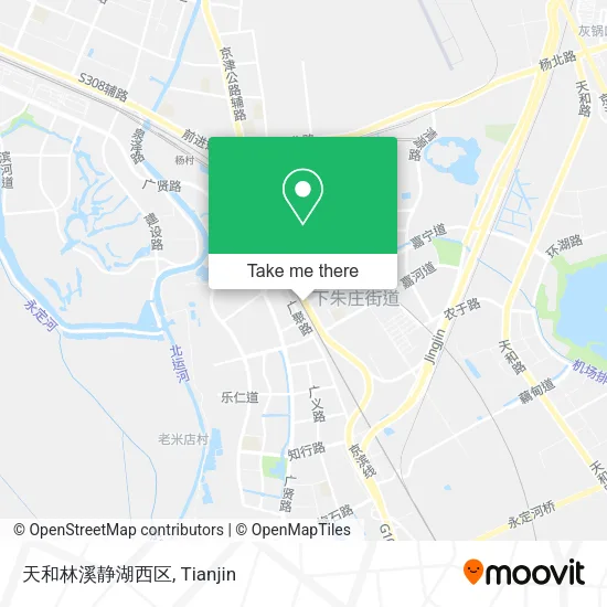 天和林溪静湖西区 map